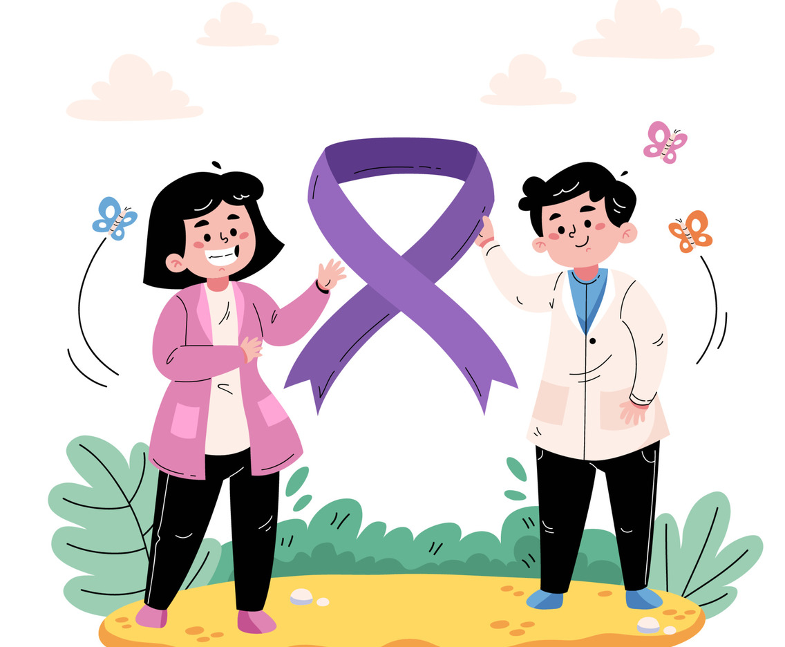 Couple on Cancer Survivor Event Concept Art