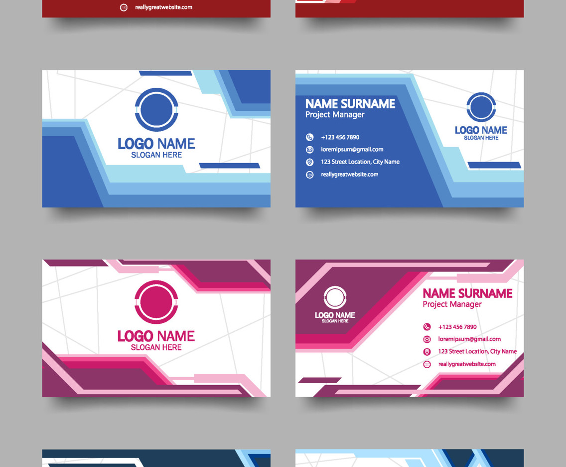 Business Card Monochromatic