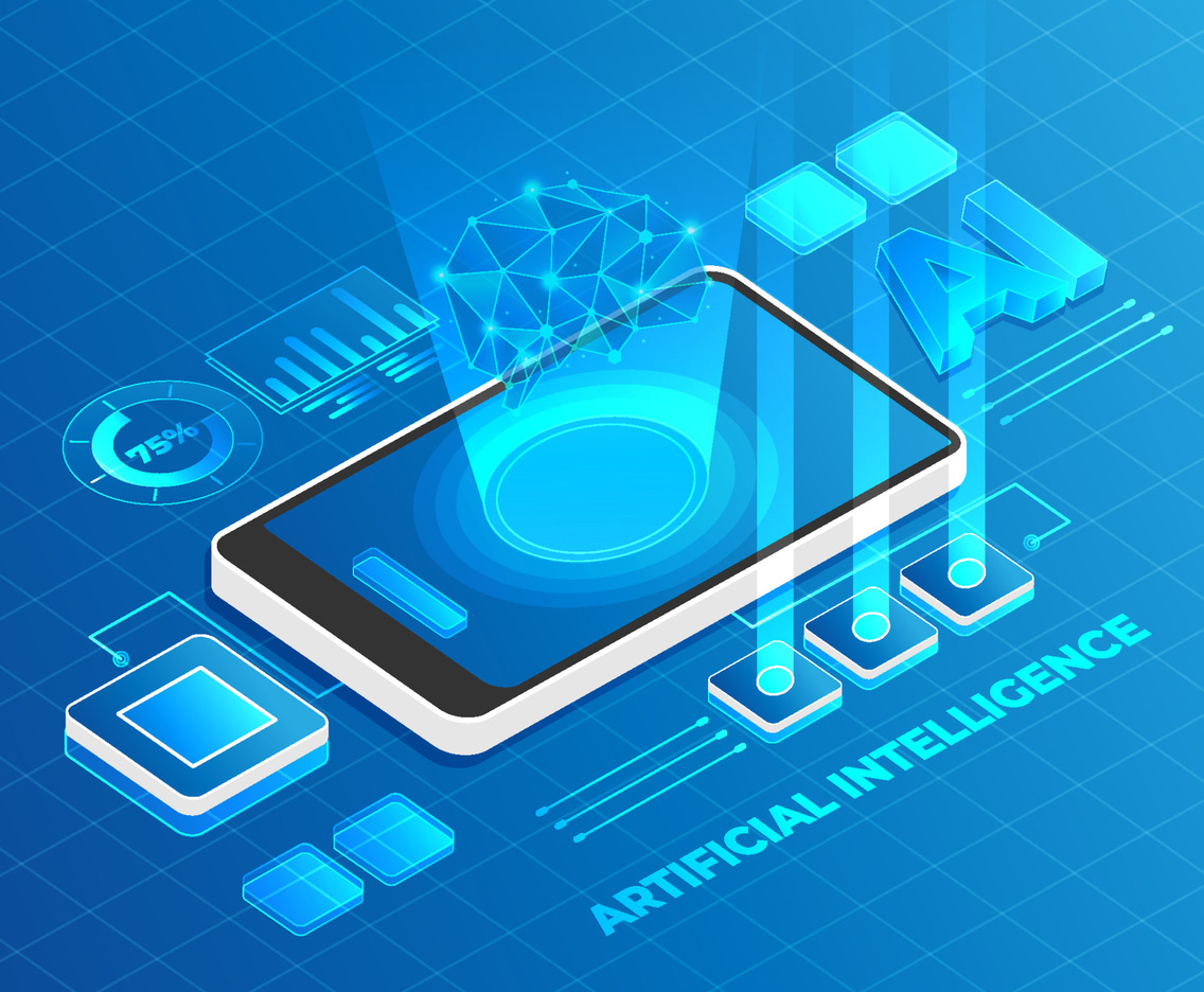 Artificial Intelegence Concept Background
