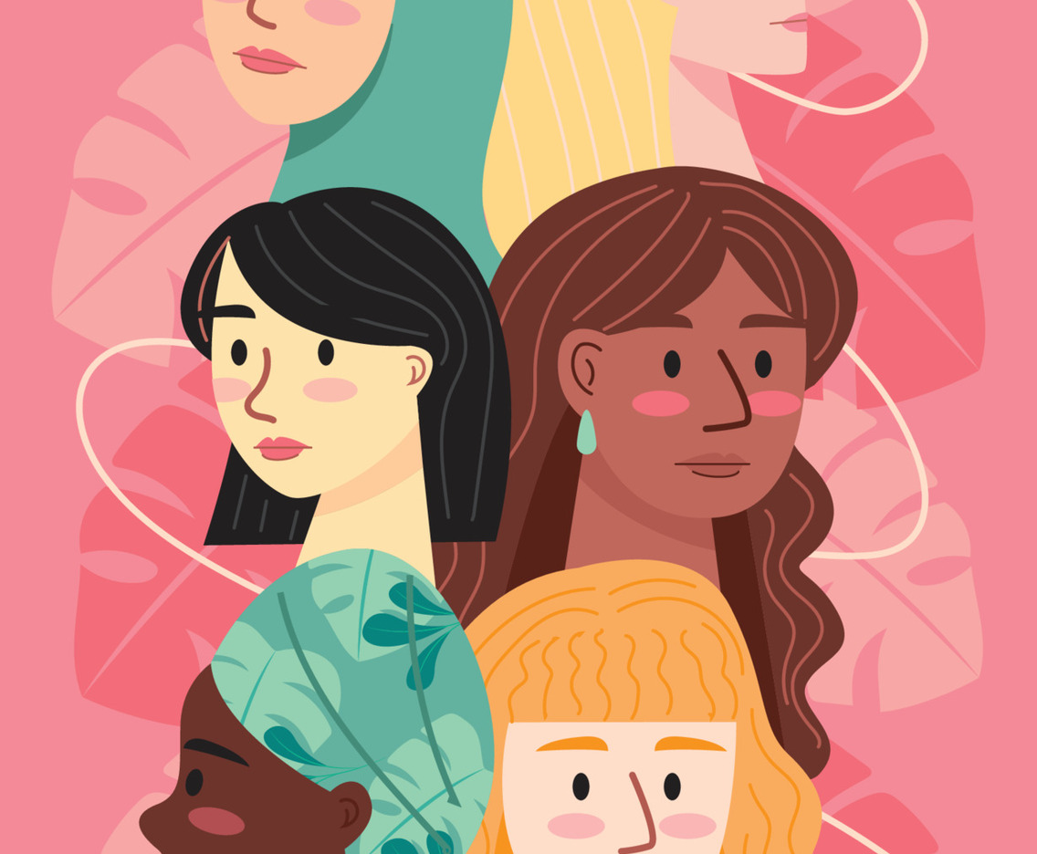 Unity of Multiracial Woman