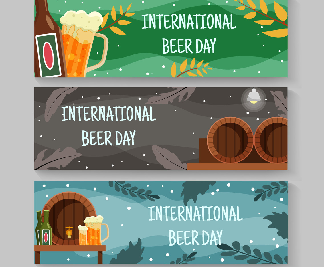 Beer Day Banner Collection