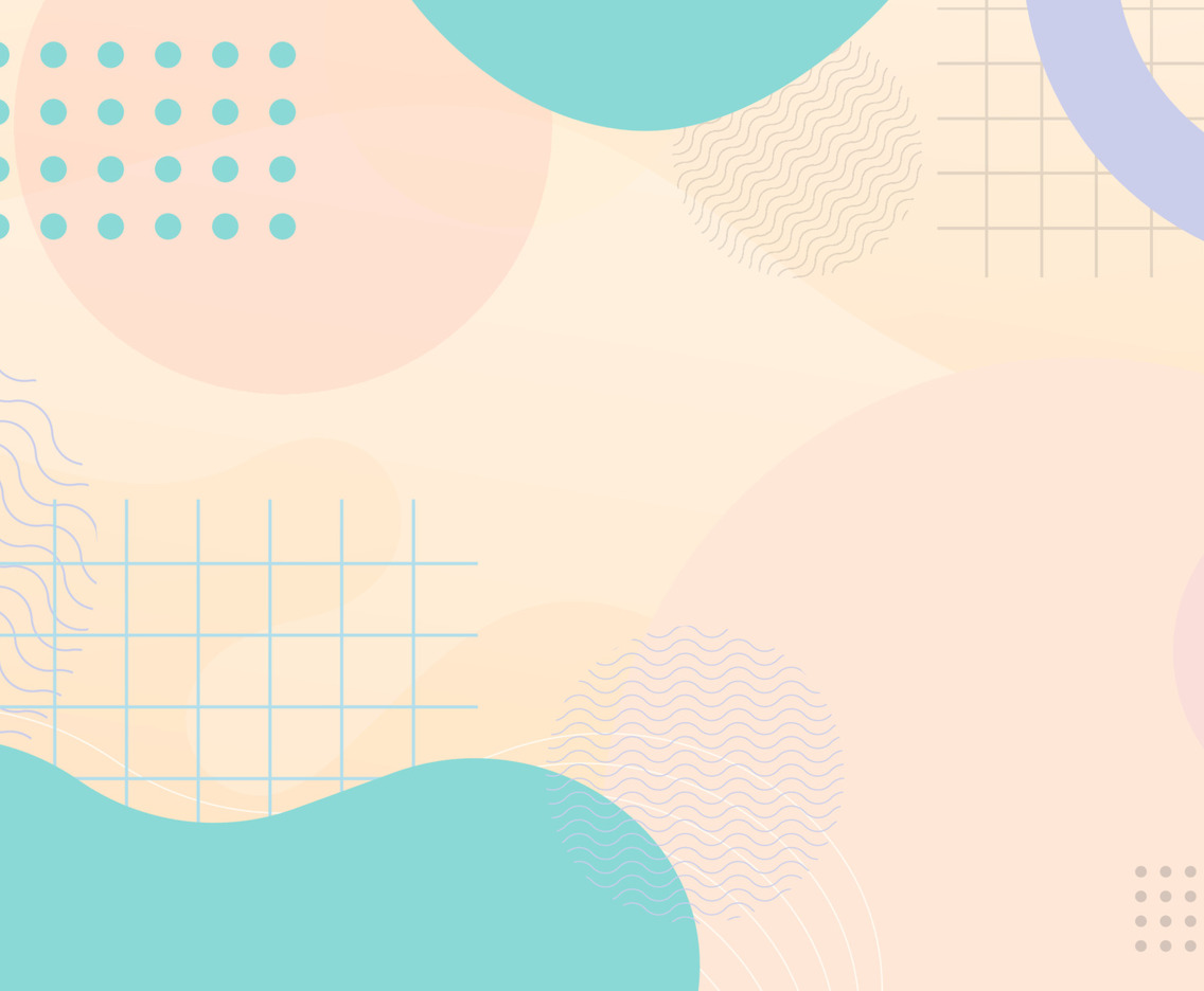 Cute Pastel Memphis Style Template Wallpaper Concept