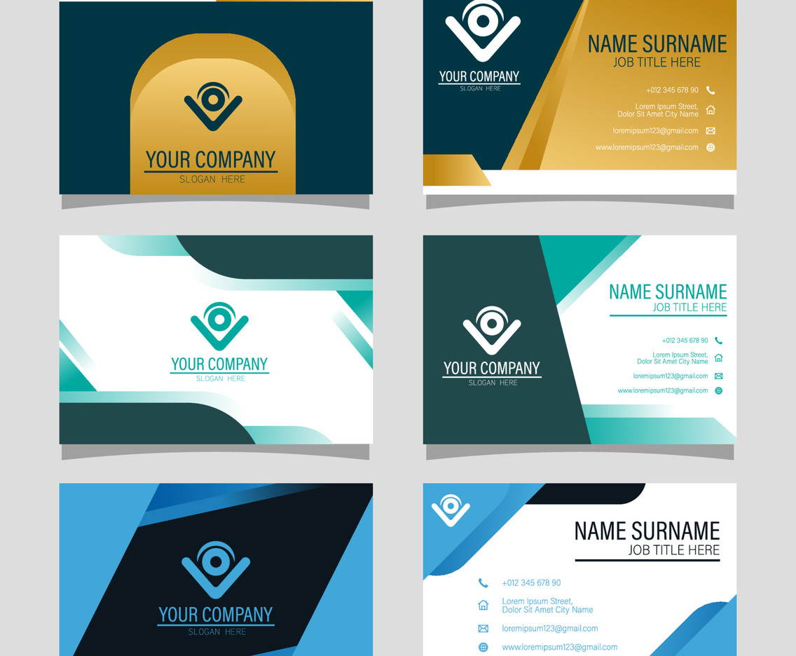 Formal Office Business Card Set