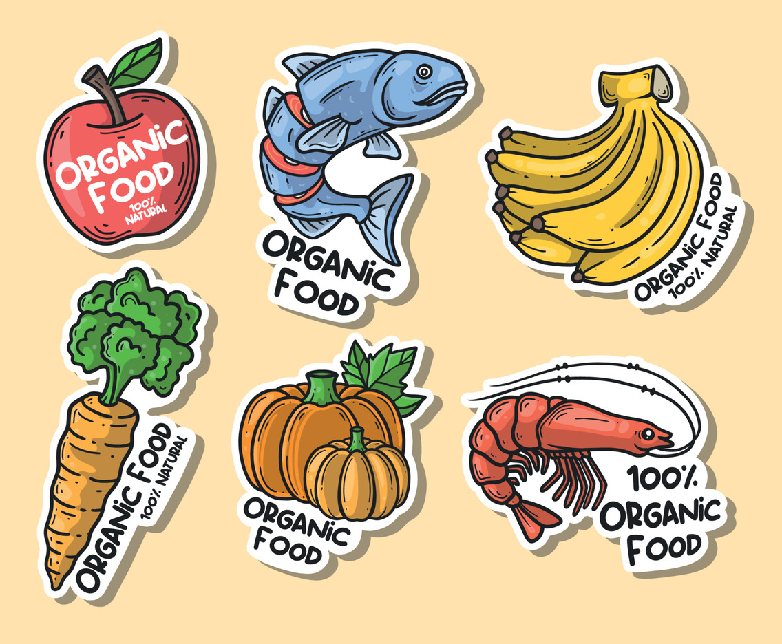 Organic Food And Natural Food Concept