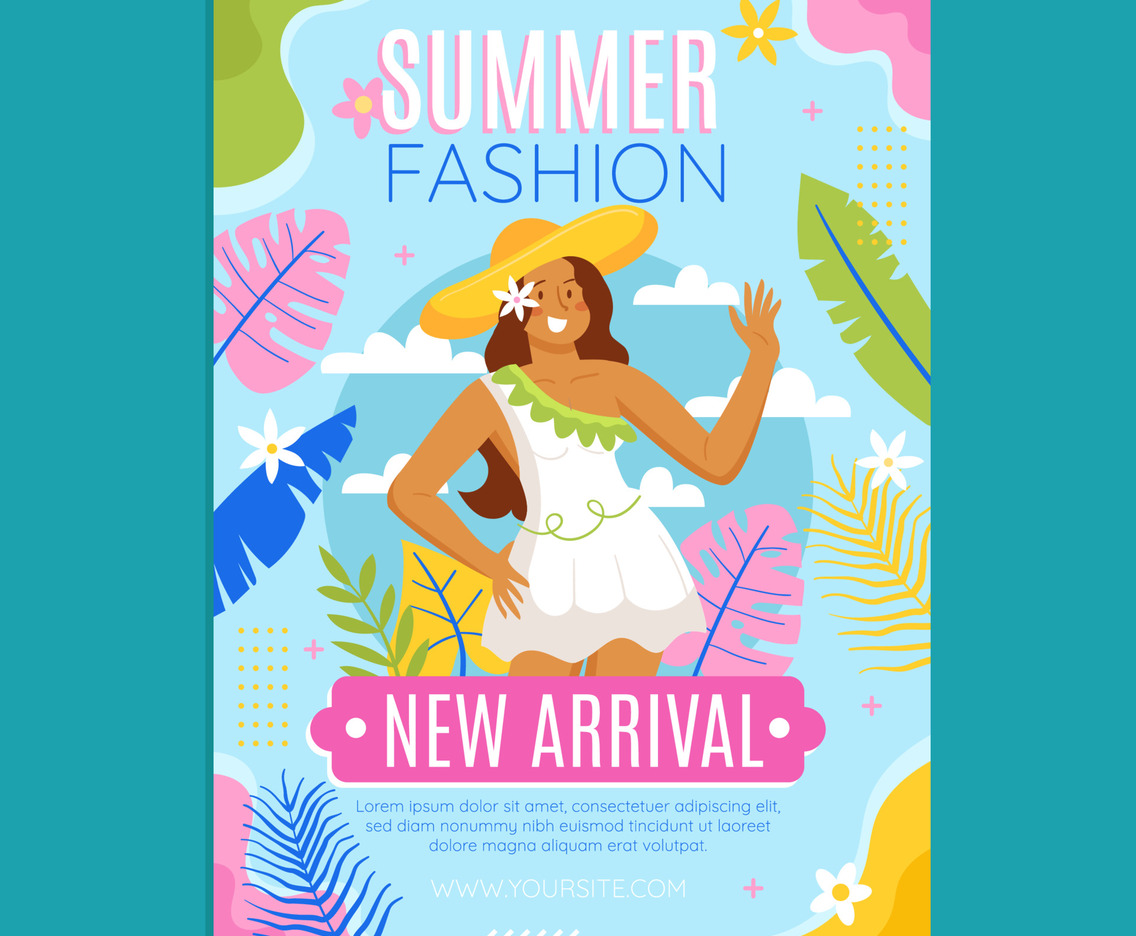 Summer Fashion New Arrival Poster Templates