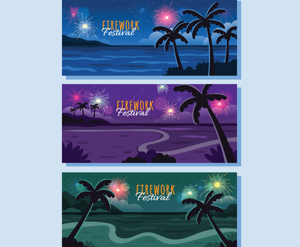 Firework Festival at Beach