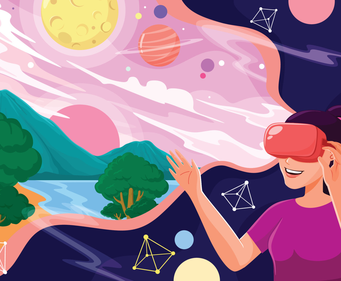 Virtual Universe Technology Background