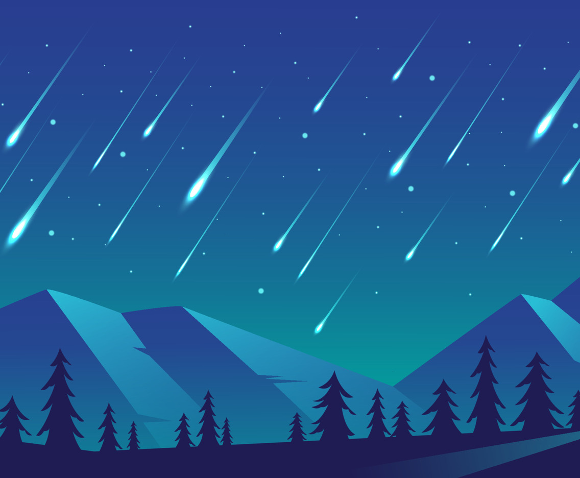 Meteor Shower Background