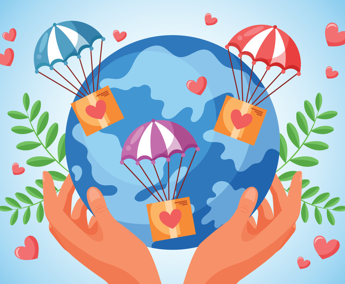 Humanitarian Day Background