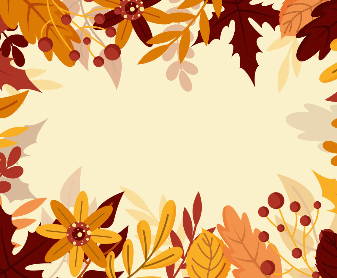 Fall Floral Background