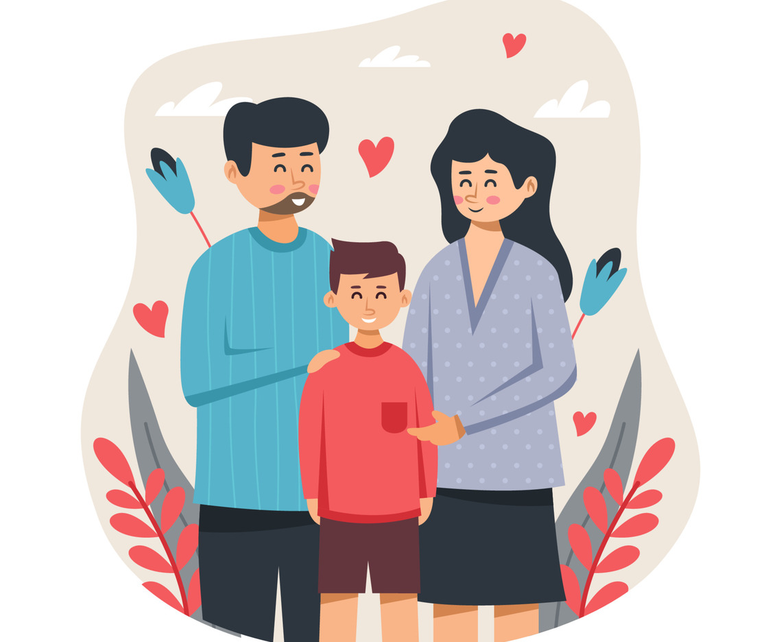 New Family Adoption Boy Concept