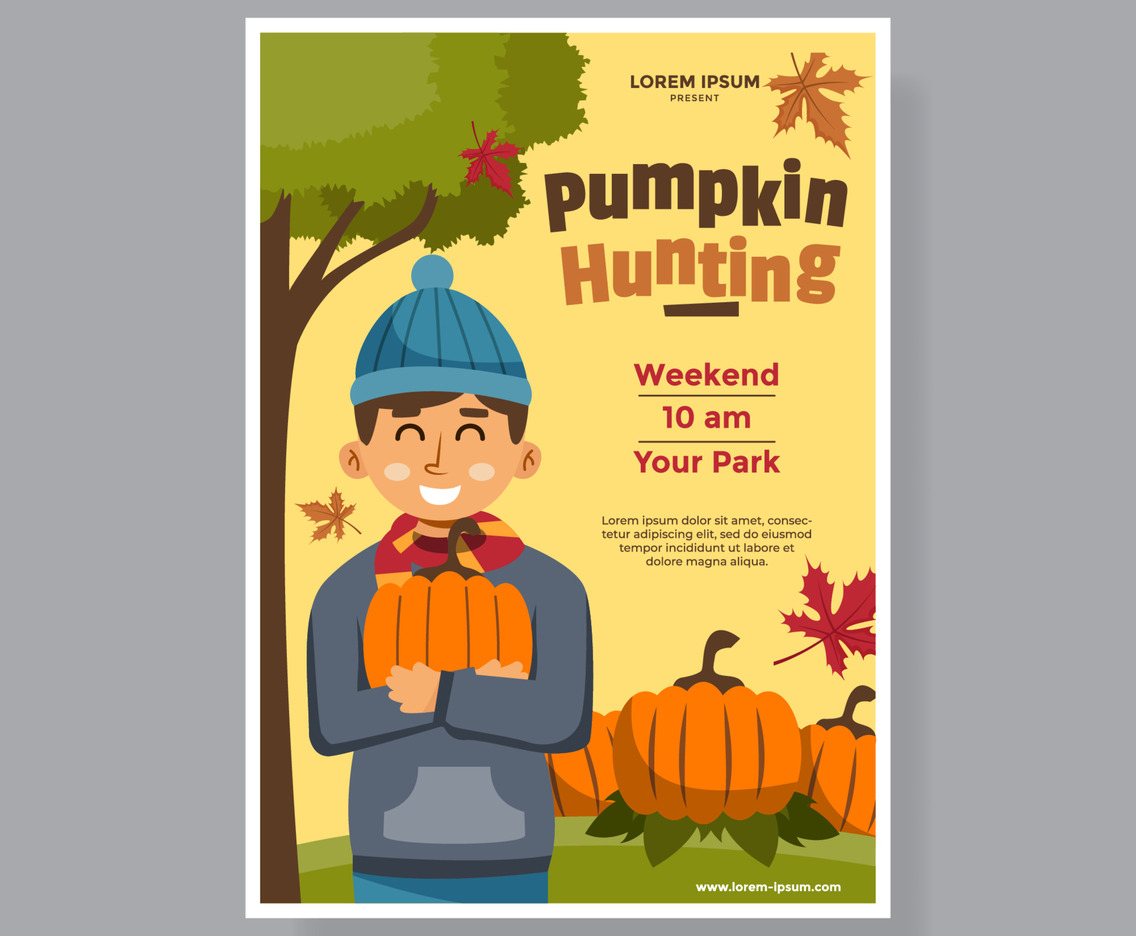 Pumpkin Hunting Poster