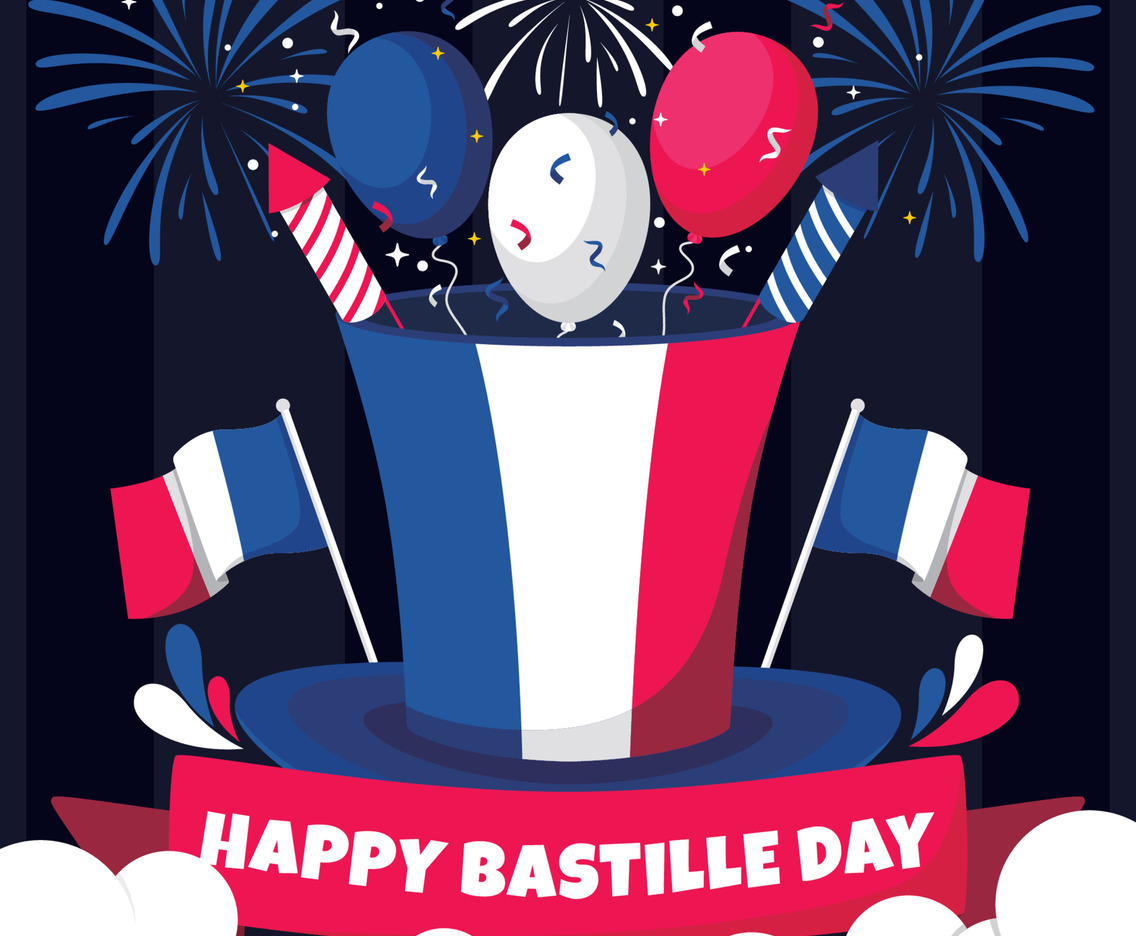 Celebrate Bastille Day of France on 14th July