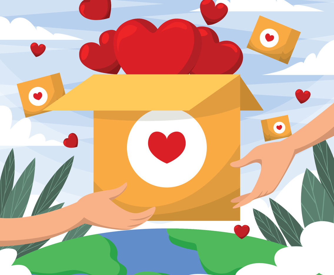 World Humanitarian Day Flat Background