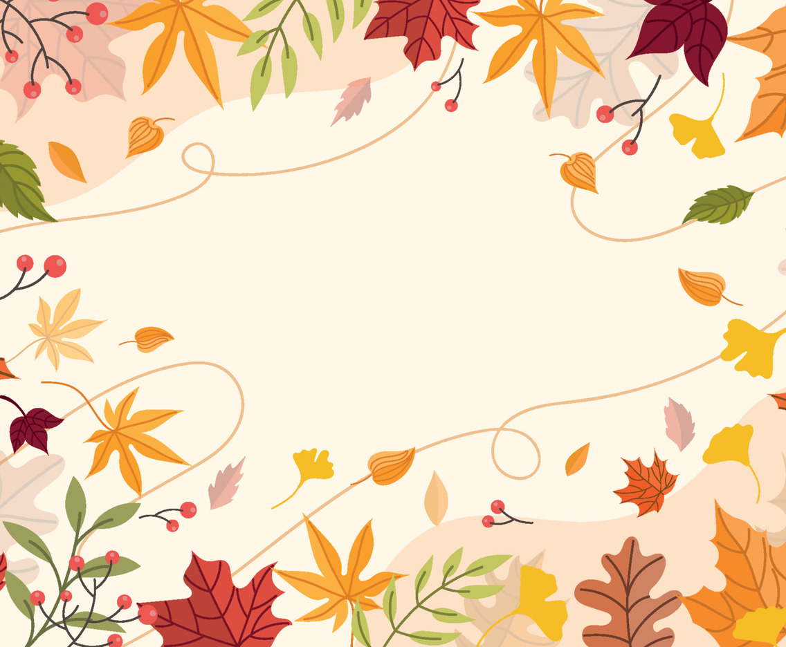 Autumn Floral Background