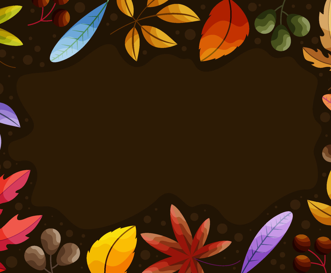 Colorful Autumn Floral Background
