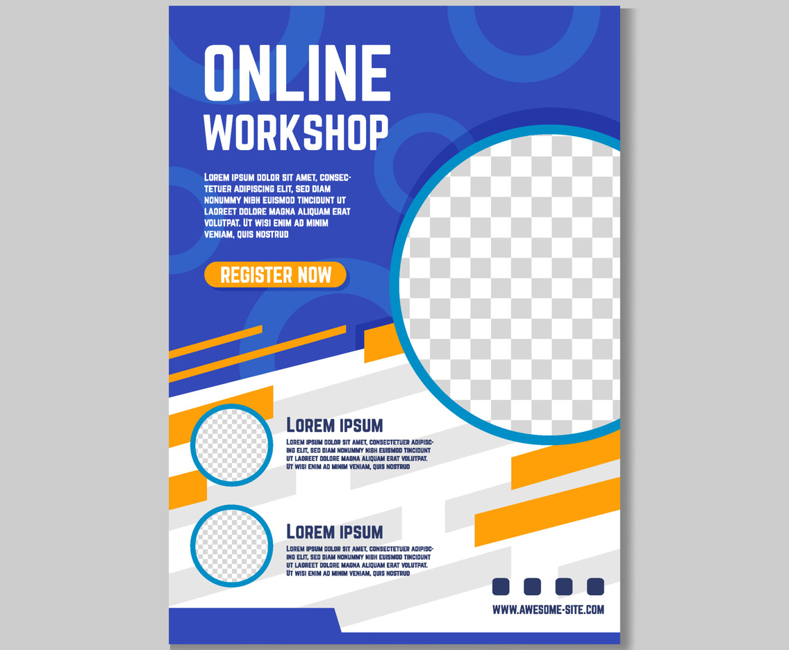 Online Workshop Poster Template