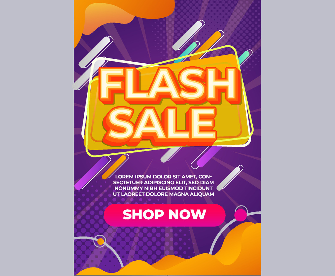 Flash Sale Poster Concept