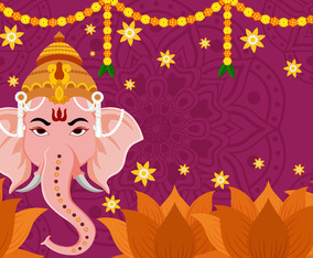 Ganesh Chaturthi Background