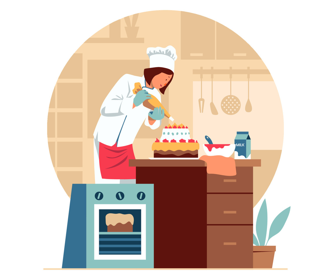 Female Patissier Character