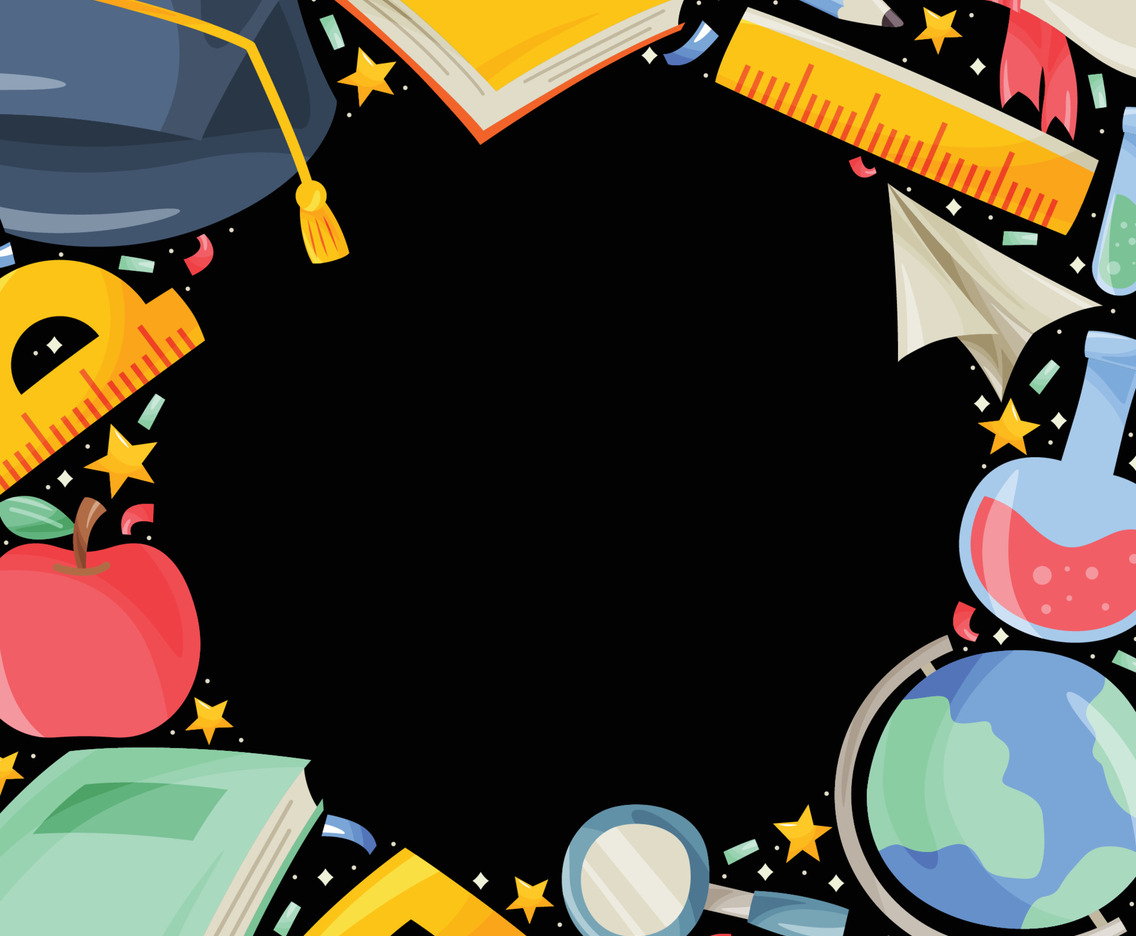 Education Doodle Element Hand Drawn Background