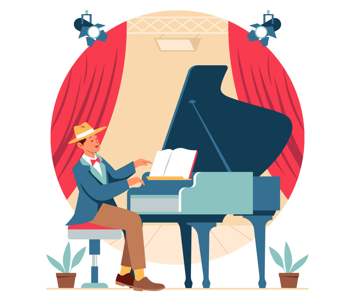 Male Pianist Character