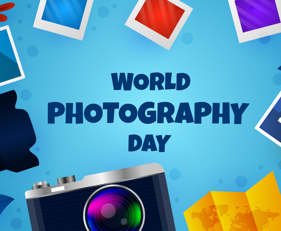 World Photography Day Background