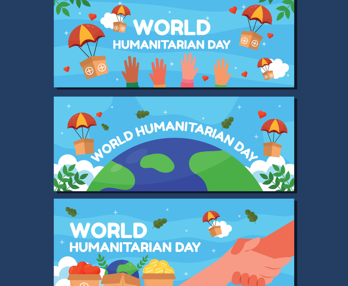 Humanitarian Day Banner Collection