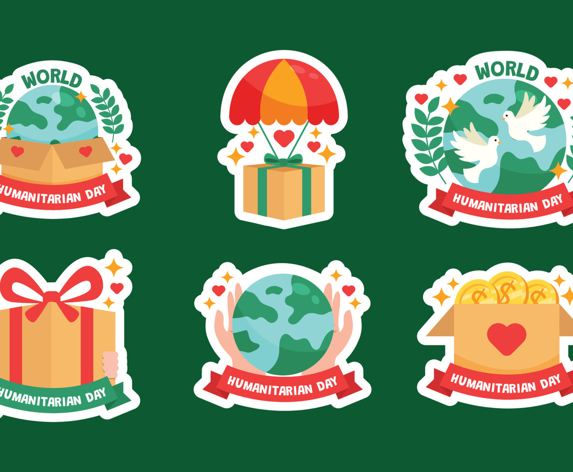 Humanitarian Day Sticker Collection