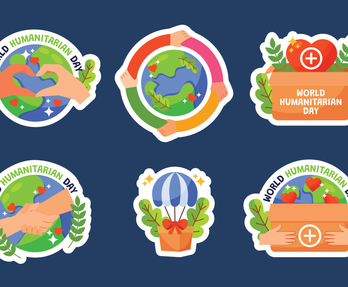 Humanitarian Day Sticker Collection