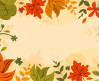 Fall Floral Background