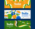 India Independence Day Festivity Banner Collection