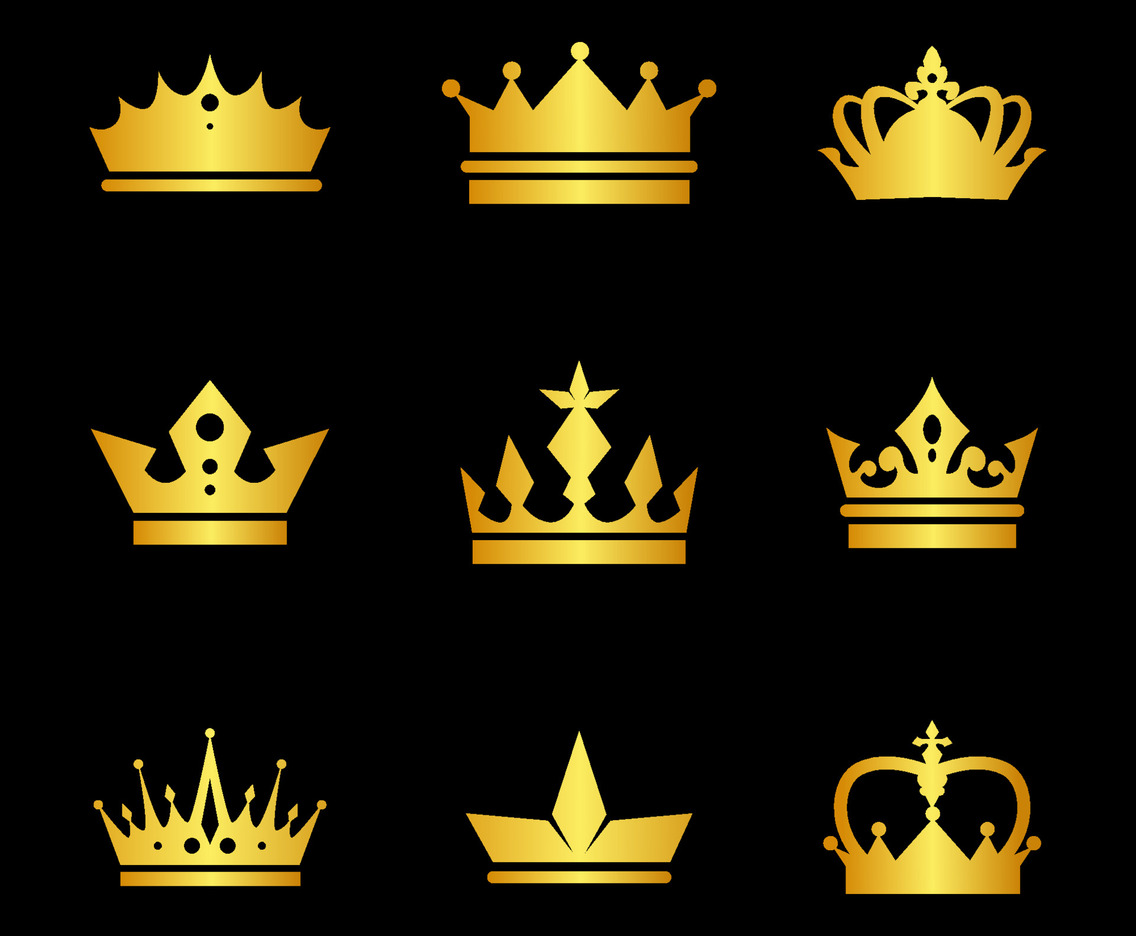 Crown Icon Set