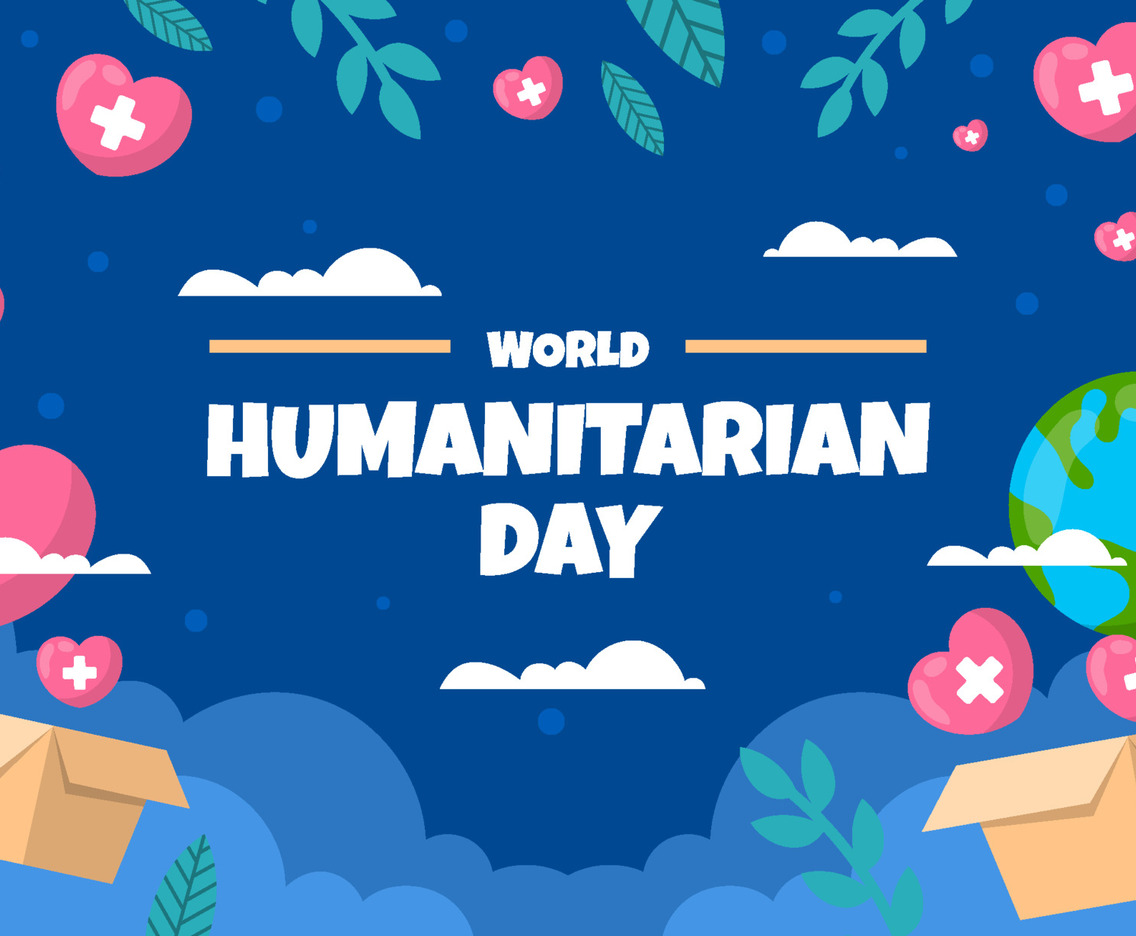 World Humanitarian Day Festivity Background