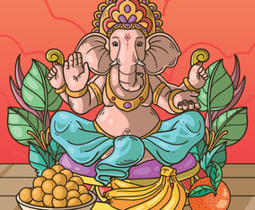Ganesh Chaturthi Concept