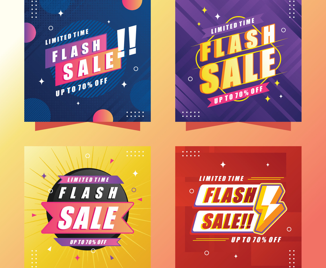 Flash Sale Social Media Post