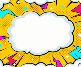 Retro Template Pop Art Background