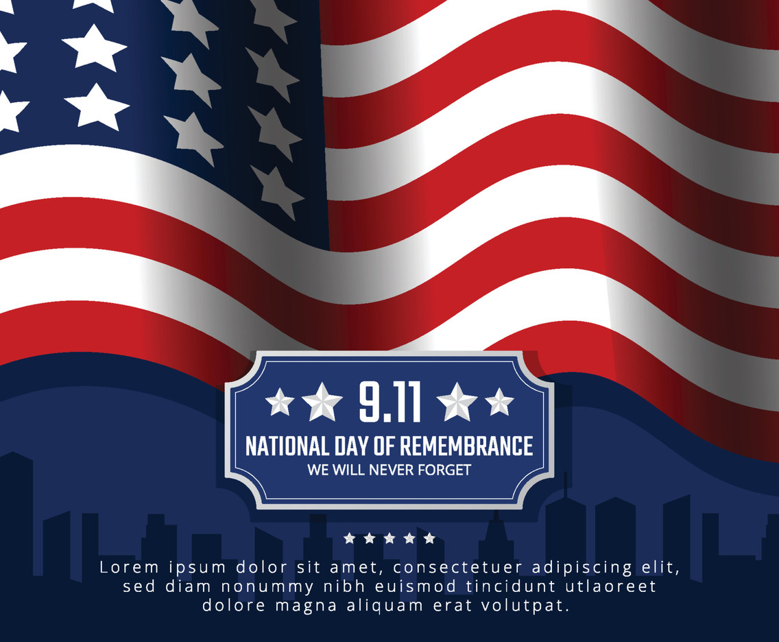 Patriot Day USA Never Forget 9.11
