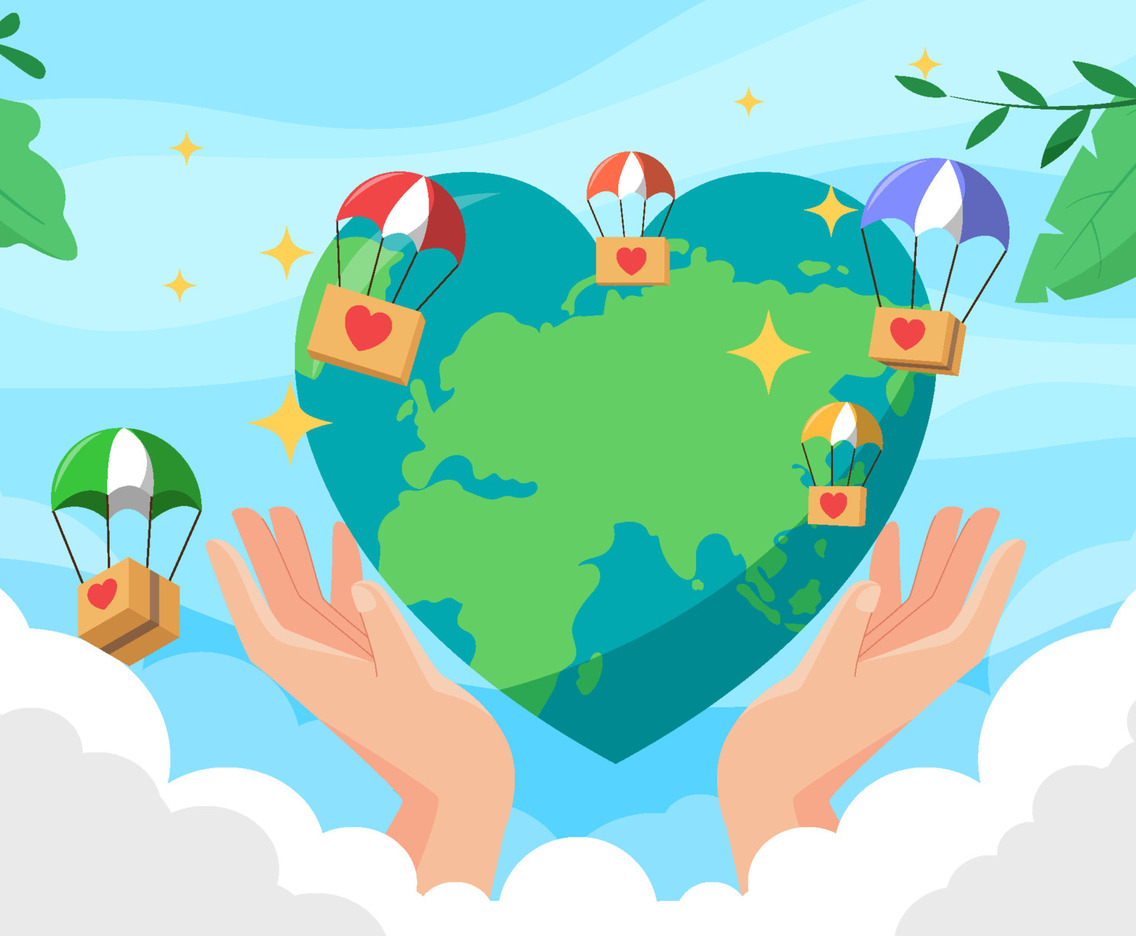 World Humanitarian Day Concept