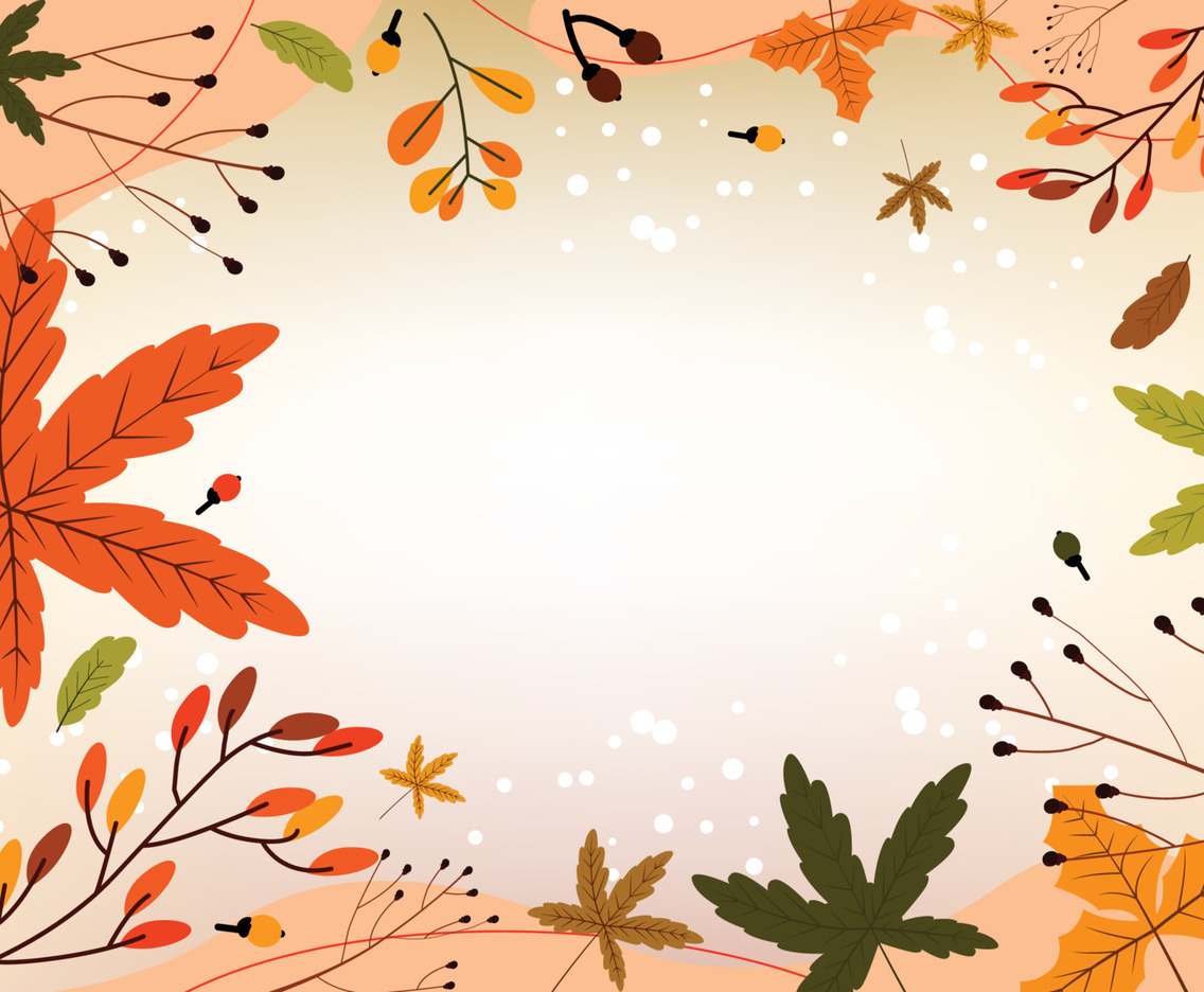 Fallen Leaves Background Concept