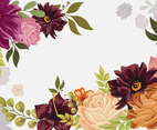 Fall Floral Background