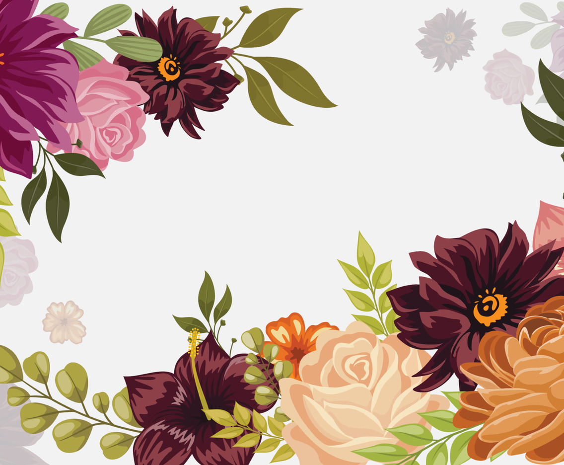 Fall Floral Background