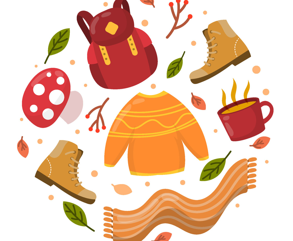 Fall Outdoor Activity Icon Collection
