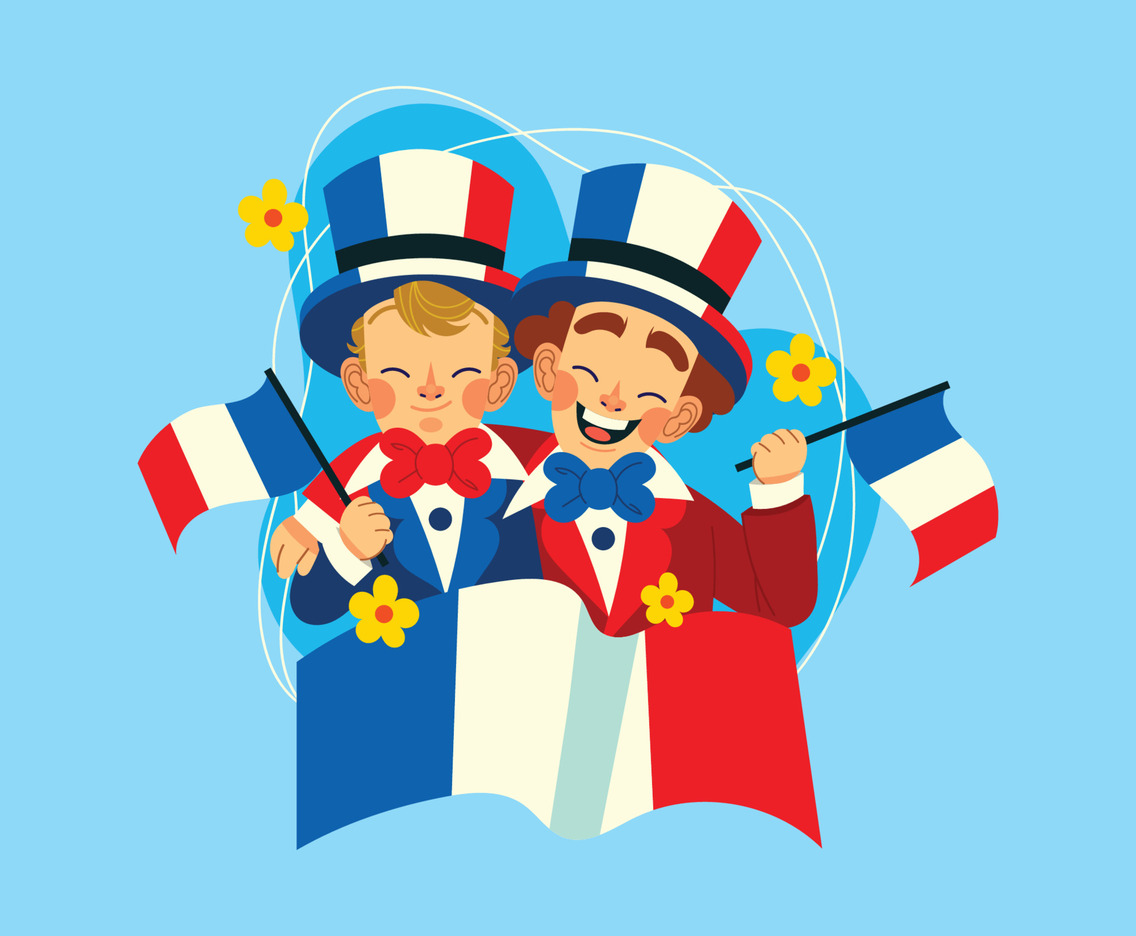 Two Boys in Bastille Day