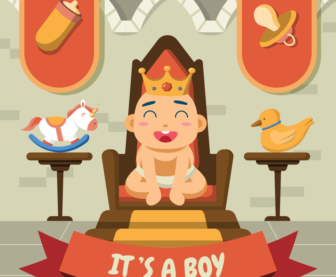 Born Day Medieval King Concept