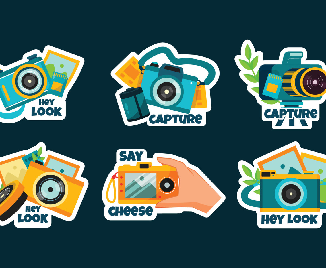 Photography Day Sticker Collection