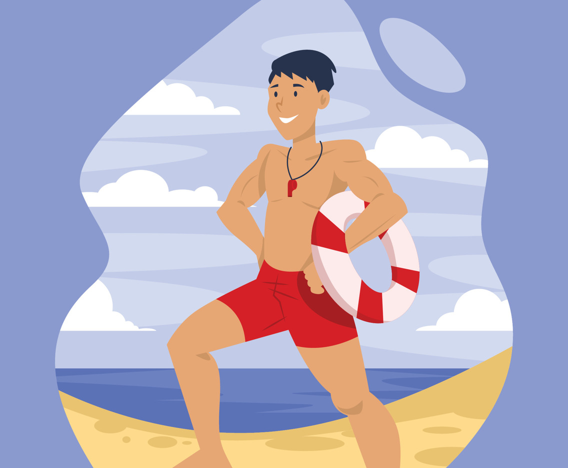 Coast Guard Character Cartoon