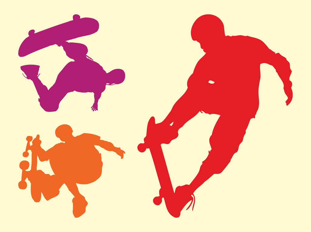 Silhouette Skaters