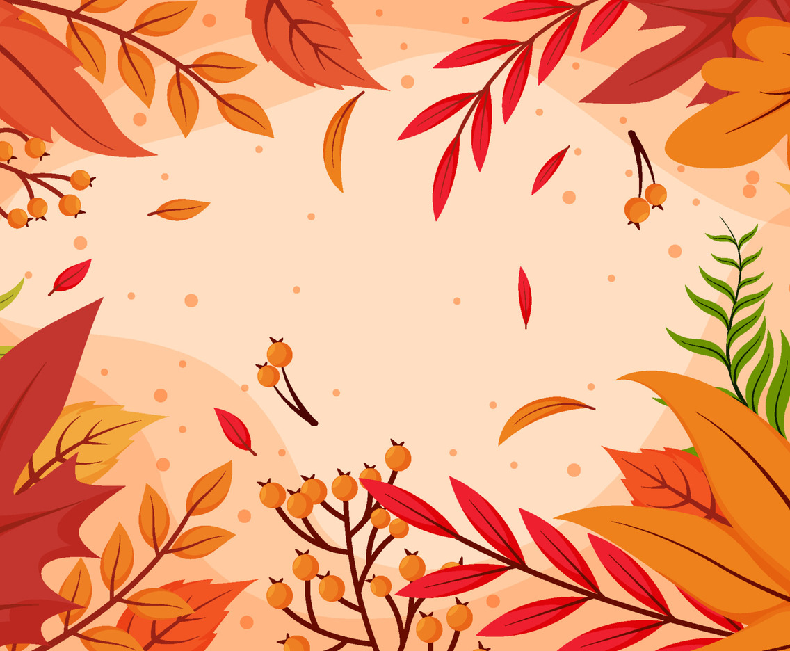 Nature Fall Floral Background