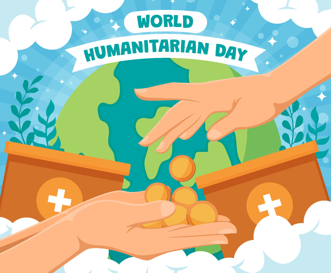 World Humanitarian Day Concept